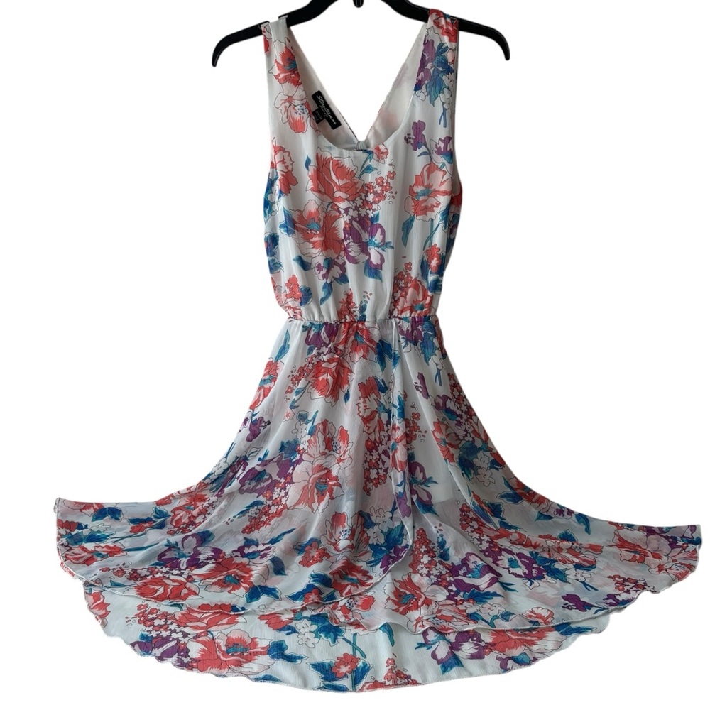 Streetwear Society cottagecore Floral Sleeveless Dress keyhole back size M